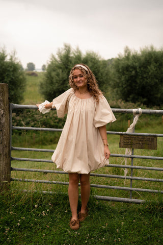Azzurro dress corfu 8729 beige