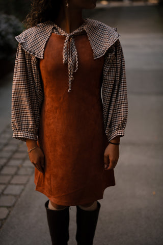 Spencer suede dress camel