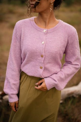 Ydence cardigan eden violet