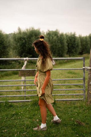 Crete dress short olive – foto 2