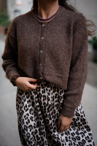 Lola perfect cardigan noisette