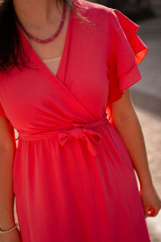 4023 dress long marloeke fuchsia – foto 4