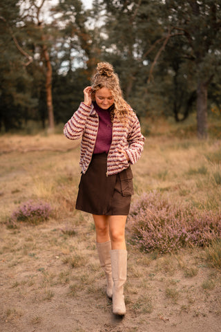 Ydence jacket Evelina burgundy
