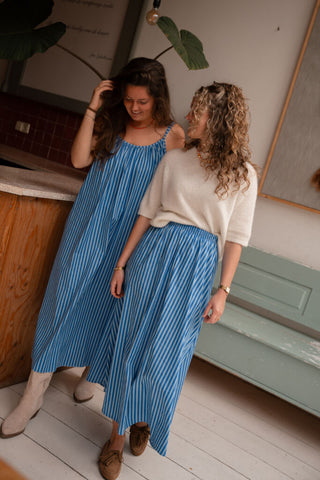 11140-4 dress stripes blue katwijk – foto 3