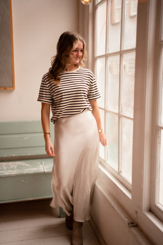 shirt maureen 3262 brown/white short – foto 2