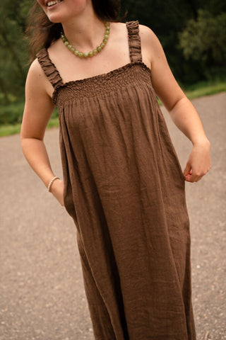mallorca dress bou brown – foto 2