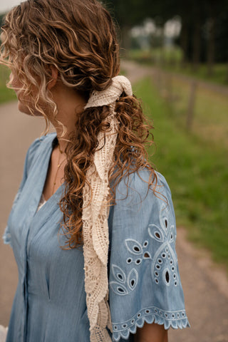 95271 azzurro bleu dress long maartje – foto 2