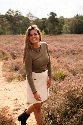 Ydence skirt Chloe ecru