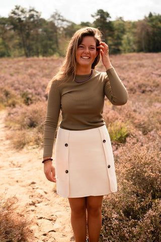 Ydence skirt Chloe ecru
