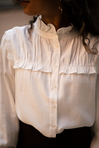 white blouse vesper