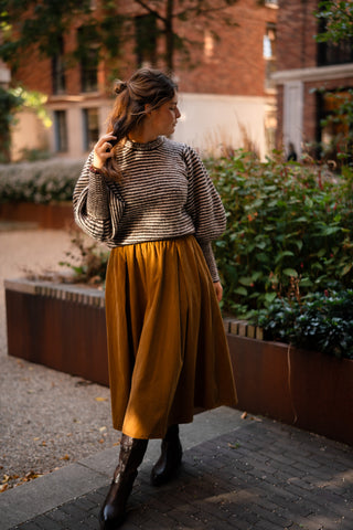 Knit copp brown