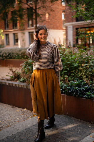 Knit copp brown