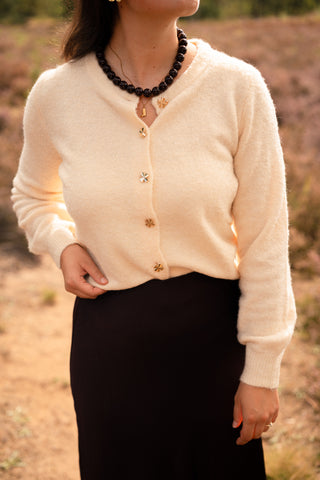 Ydence cardigan eden ecru