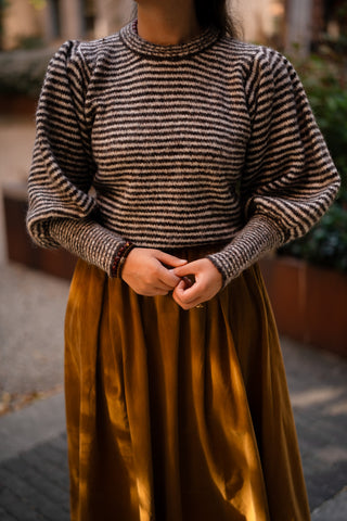 Knit copp brown