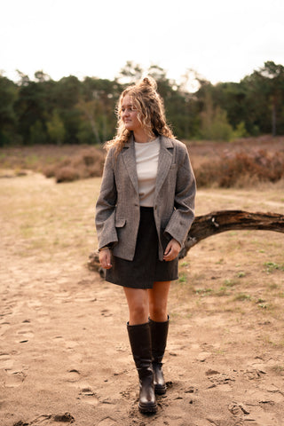 Ydence jacket blazer prim brown
