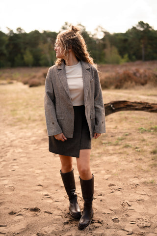 Ydence jacket blazer prim brown