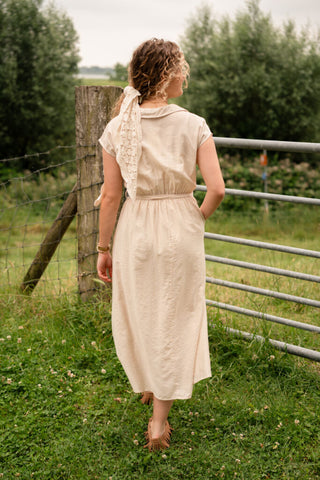 759 beige dress wrap flore – foto 2