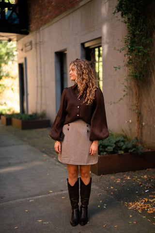 Blouse Pomme brown