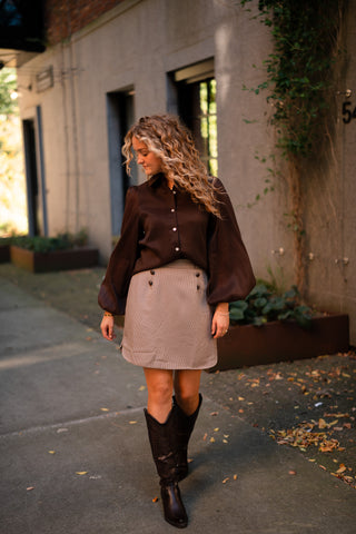 Blouse Pomme brown