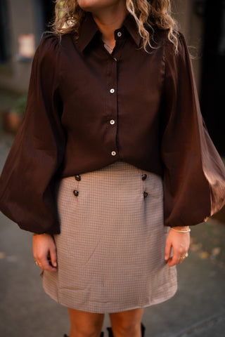 Blouse Pomme brown