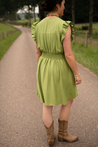 8756 azzurro fiona dress olive – foto 2