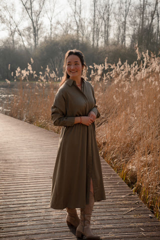 CTN 001 dress kaki soof – foto 5