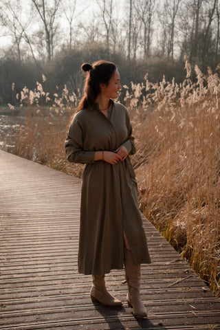 CTN 001 dress kaki soof – foto 2