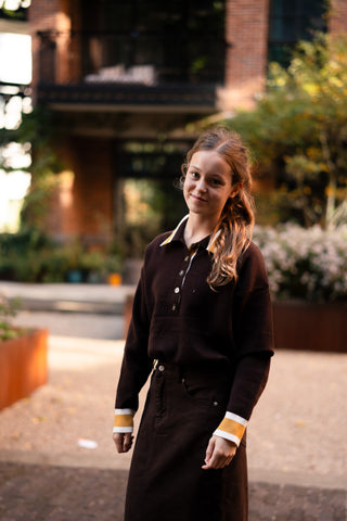 polo mustard brown