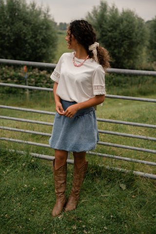 majo shirt ashley 80671 white