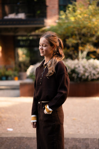 polo mustard brown