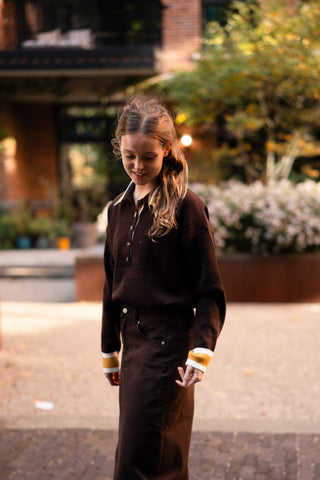 polo mustard brown