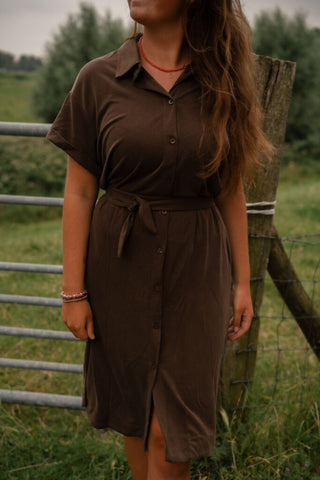 95261 anne dress brown – foto 2