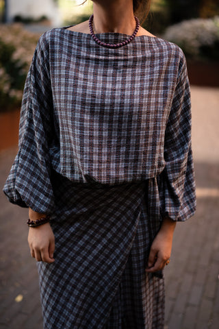 Top perfect Yfke navy