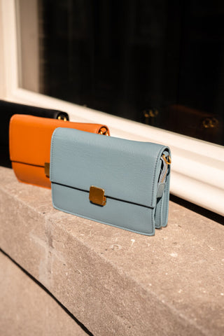 leather bag rebelz blue – foto 4