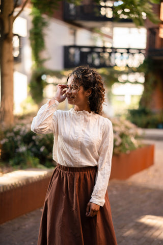 Blouse broderie Fauve