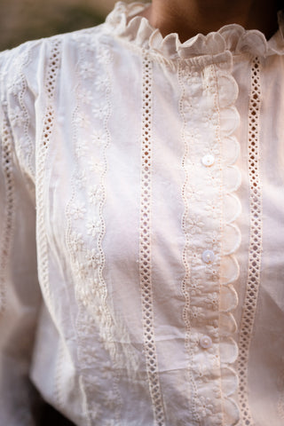Blouse broderie Fauve