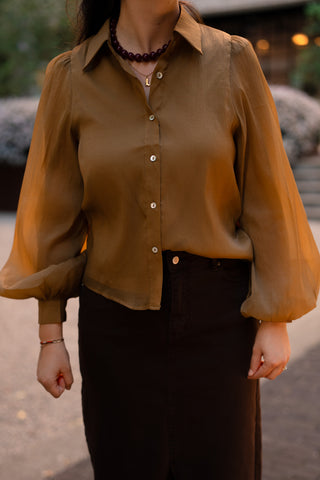Blouse Pomme olive