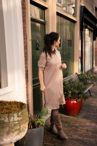 Dress 26SD031 taupe annie – foto 2