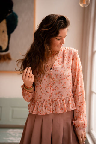 Daphne blouse 5589 rose