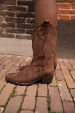 brown suede cowboy – foto 2