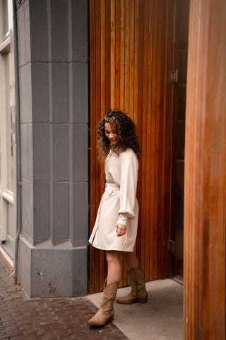 Azzurro beige dress claire 8144 – foto 2