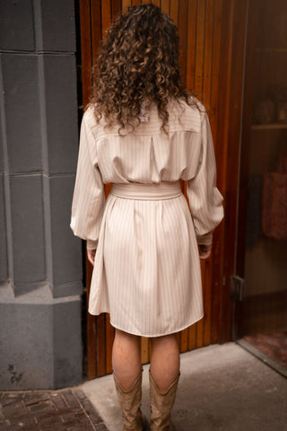 Azzurro beige dress claire 8144 – foto 4
