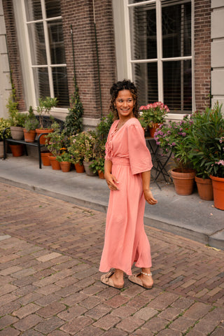 95277 pink dress long anneke – foto 5