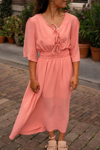 95277 pink dress long anneke