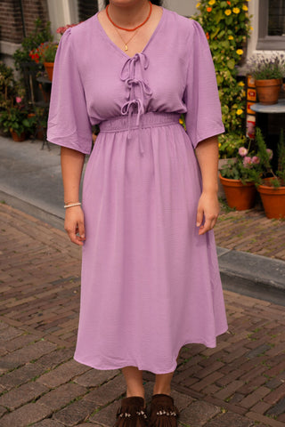95277 lilac dress long anneke – foto 3