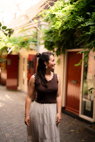 Joleen top 3082 sum brown – foto 3