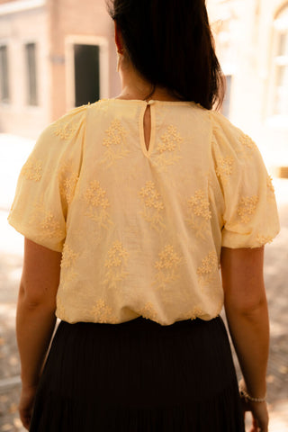 92108 blouse azzurro Anna yellow – foto 2