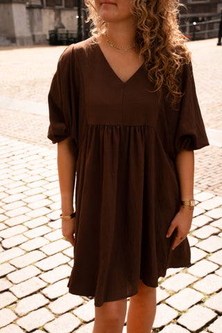 veerle dress azzurro 5670 brown – foto 4