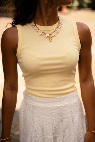 azzurro 9291 basic top yellow