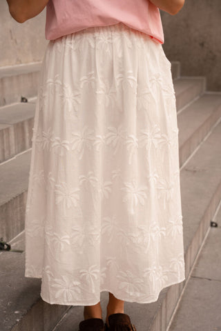 81545 white skirt femme